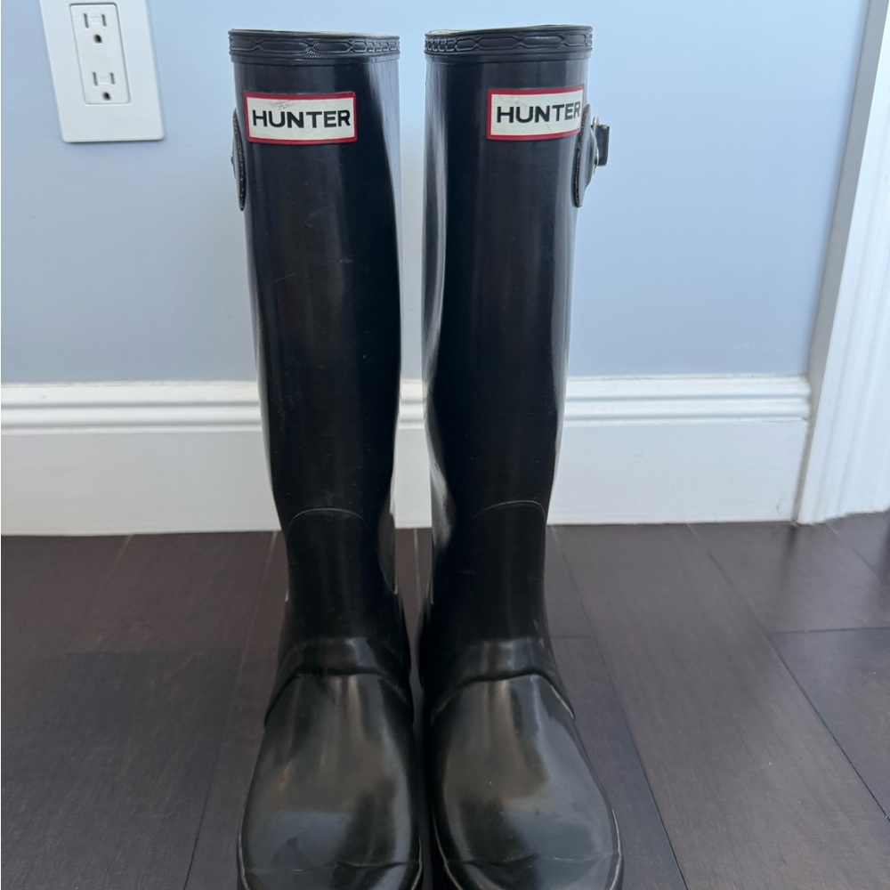 Hunter Classic Black Boots WORN ONCE ON SET NEVER WORN OUTSIDE